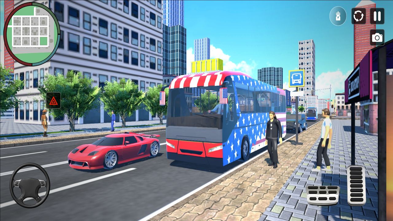 巴士模拟器终极骑行手机版截图1